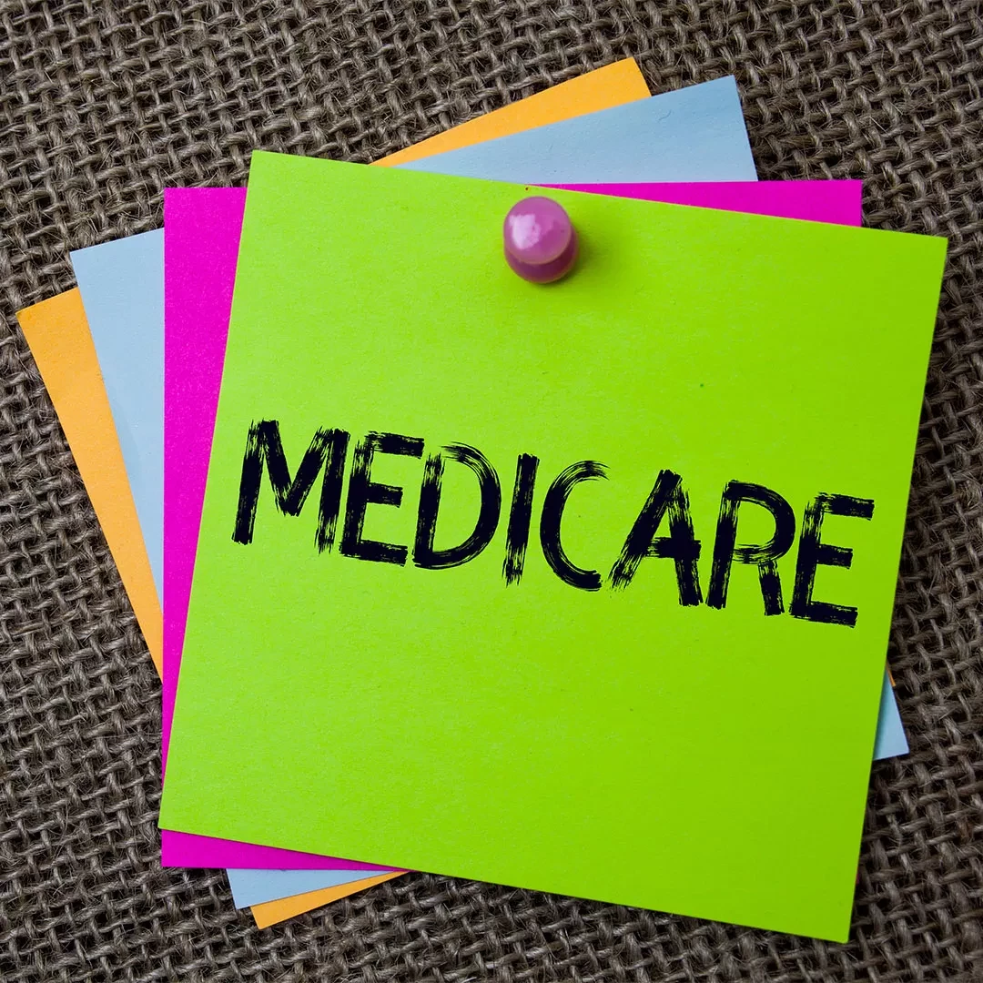 Medicare post-it notes